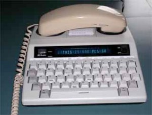 TTY - text telephone