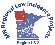 Logo for Minnesota Regional Low Incidence Project - Region 1& 2